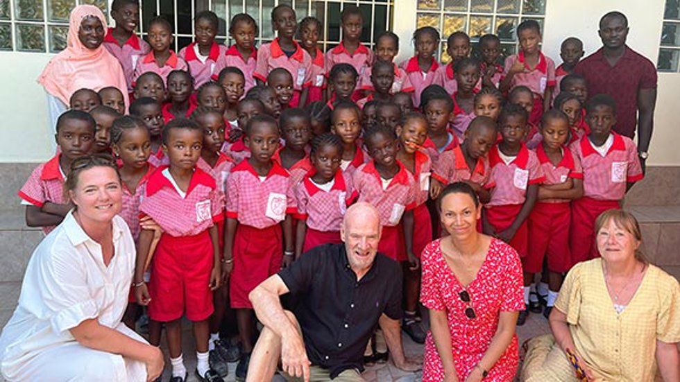 Lexicons julklapp går till våra 60 fadderbarn i Gambia